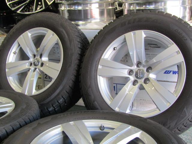 変更、アウディQ7純正ホイールと【21年製】ブリザック255/60R18の4本